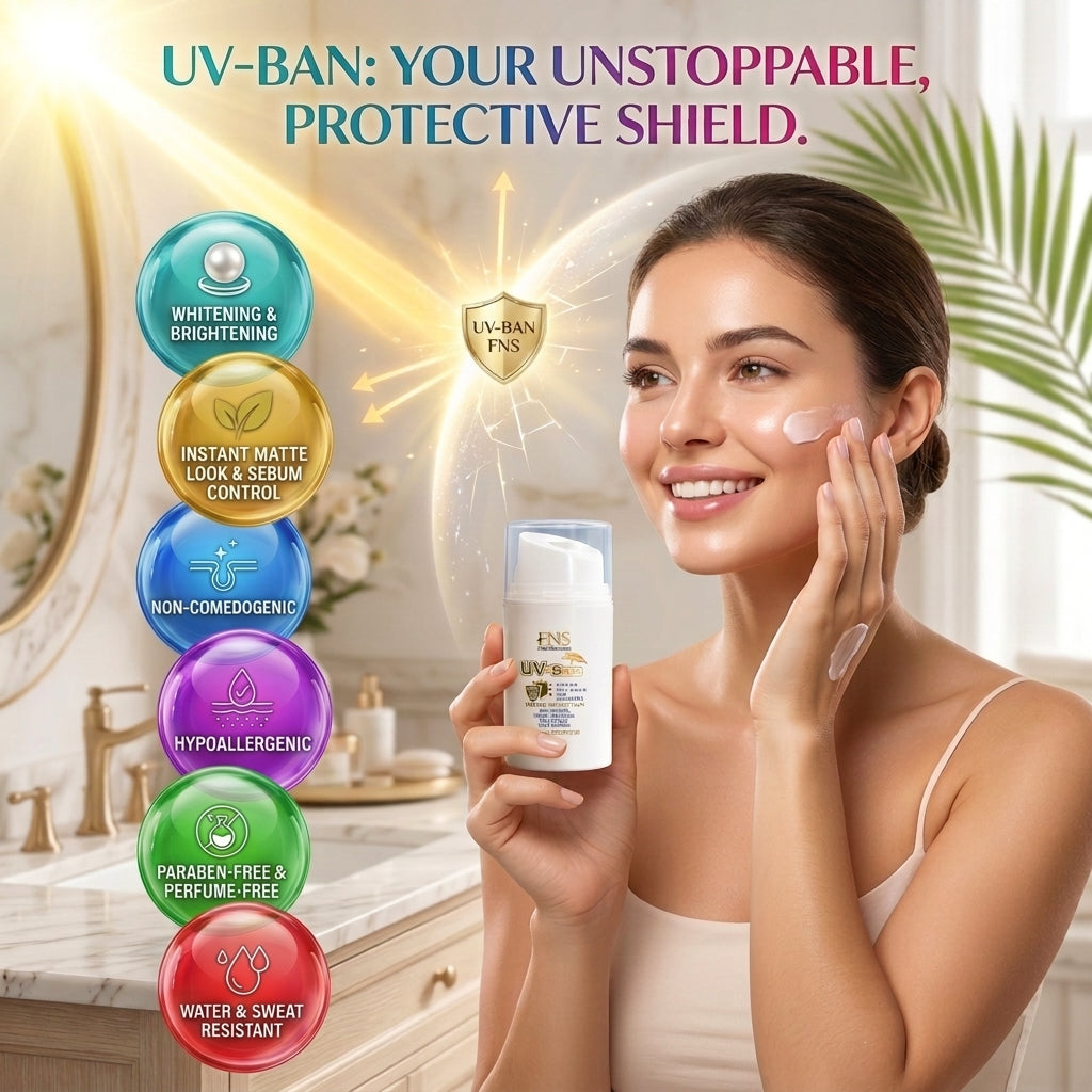 UV Ban Sunscreen & Sunblock SPF 60 PA+++ | Brightening & Matte Finish
